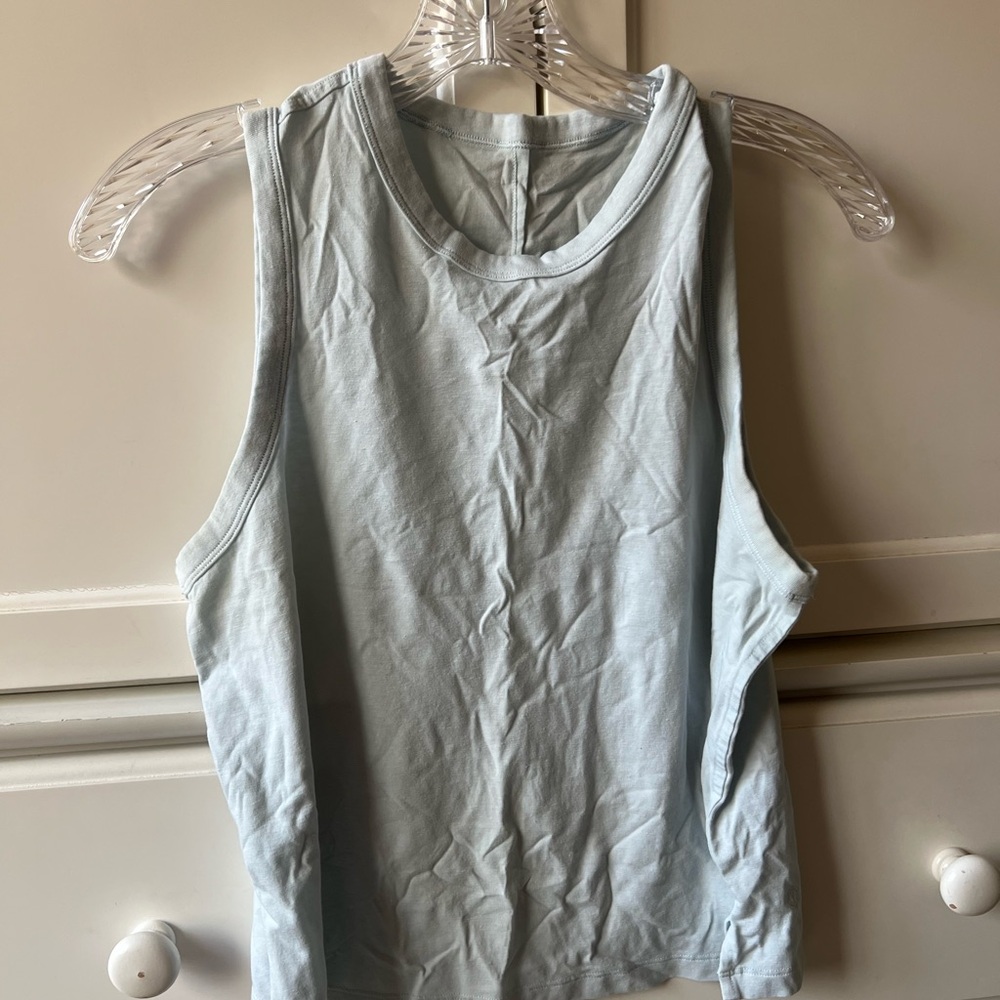 lululemon athletica Light Blue Tank Top